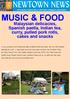 MUSIC & FOOD. Malaysian delicacies, Spanish paella, Indian tea, curry, pulled pork rolls, cakes and snacks