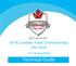 2018 Canadian Track Championships p/b Lexus - U17/Junior/Para - Technical Guide