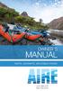 OWNER S MANUAL RAFTS, CATARAFTS, INFLATABLE KAYAKS