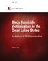Black Homicide Victimization in the Great Lakes States
