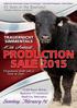 Welcome to our 40th Annual Production Sale!