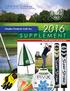 SUPPLEMENT. Charter Products Golf, Inc. See 2015 catalog for full product line