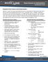 Flow Sensors & Hydrometers Specification Sheet