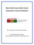 Miami Dade County Public Schools Department of Food and Nutrition