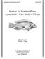 Markets for Northern Plains Aquaculture Case Study of Tilapia