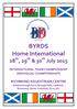 BYRDS Home International 28 th, 29 th & 30 th July 2015