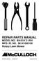 REPAIR PARTS MANUAL MODEL NO. BH55Y21RH MFG. ID. NO Rotary Lawn Mower