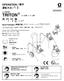 OPERATION / 3Z9305G 1:1 RATIO TRITON / Spray Packages / / / List of Models, page 2 / / / 100 psi (7 bar, 0.7 MPa) Maximum Working Pressure