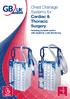 Chest Drainage Systems for Cardiac & Thoracic Surgery. Including portable suction with Digital Air Leak Monitoring