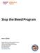 Stop the Bleed Program March 2018