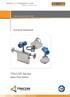 Certified according to DIN EN ISO 9001 Technical Datasheet TRICOR Series Mass Flow Meters