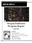 Oregon Furbearer Program Report