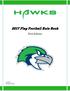HAWKS Flag Football Rule Book. First Edition. 1/1/2017 Spring Hill Hawks