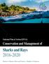 Sharks and Rays. Conservation and Management of. National Plan of Action (NPOA)