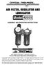 LUBRICATOR ASSEMBLY AND OPERATING INSTRUCTIONS