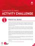 ACTIVITY CHALLENGE CANADIAN OLYMPIC FREESTYLE SKIING