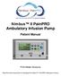 Nimbus II PainPRO Ambulatory Infusion Pump