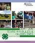 TEXAS 4-H RULES & GUIDELINES