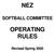 NEZ SOFTBALL COMMITTEE OPERATING RULES