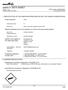 SAFETY DATA SHEET Version 1.12 MSDS Number Revision Date Print Date