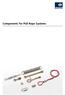 Components for Pull Rope Systems. Leaflet No. Kiepe 680