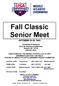 Fall Classic Senior Meet