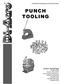 OPERATOR S MANUAL & INSTRUCTIONS PUNCH TOOLING