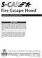 Fire Escape Hood OPERATION AND INSTRUCTIONS