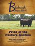 Pride of the Pasture Auction