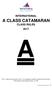 A CLASS CATAMARAN CLASS RULES 2017