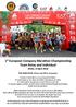 1 st European Company Marathon Championship Team Relay and individual Milan, 8 April 2018