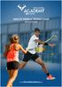 ADULTS WEEKLY TENNIS CAMP