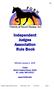 Independent Judges Association Rule Book