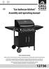 Gas barbecue kitchen Assembly and operating manual
