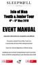 Isle of Man Youth & Junior Tour EVENT MANUAL. Important information for competitors and officials