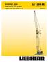 Technical data Hydraulic lift crane LR 1300 SX. Complies with ANSI/ASME B