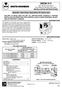 36E DSI, HSI & Proven Pilot Two-Stage Combination Gas Valve INSTALLATION INSTRUCTIONS