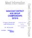 SASA EAST DISTRICT AGE GROUP CHAMPIONSHIPS 2015/16