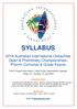 SYLLABUS Australian International Oireachtas Open & Preliminary Championships, Priomh Comortas & Grade Exams