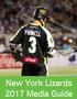 New York Lizards 2017 Media Guide