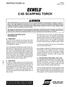 C-65 SCARFING TORCH. INSTRUCTIONS for. F-995-G October, 2003 I. GAS SUPPLY AND REGULATION REQUIREMENTS