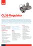 CL38 Regulator Commercial & Industrial Regulator