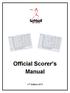 Official Scorer s Manual