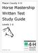 Horse Mastership Written Test Study Guide