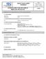 SAFETY DATA SHEET Revised edition no : 2 SDS/MSDS Date : 7 / 11 / 2012