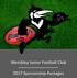Wembley Junior Football Club Sponsorship Packages