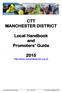CTT MANCHESTER DISTRICT. Local Handbook and Promoters Guide