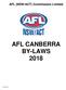 AFL (NSW/ACT) Commission Limited AFL CANBERRA BY-LAWS 2018