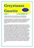 Greystanes Gazette ISSUE 1 22 SEPTEMBER 2017