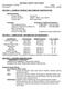MATERIAL SAFETY DATA SHEET Date Prepared: 11/23/05 Page: 1 Formula 27 MSDS Number: SECTION 1. CHEMICAL PRODUCT AND COMPANY IDENTIFICATION